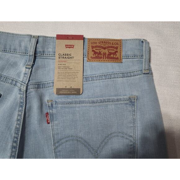 Levi's classic straight women's waist 33'' length 28'' - Picture 5 of 7